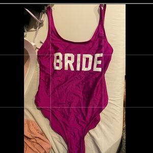 Bride swimsuit